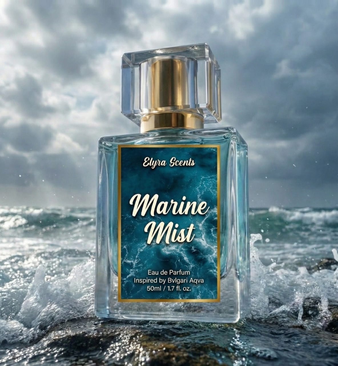 Marine Mist | Inspired by Bvlgari Aqva | Deep Aquatic Perfume for Men